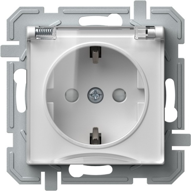 ΠΡΙΖΑ ΣΟΥΚΟ+ΚΑΛΥΜΜΑ 2P+E 16A 250V~ PT XO LOGIQ