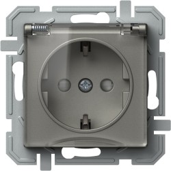 ΠΡΙΖΑ ΣΟΥΚΟ+ΚΑΛΥΜΜΑ 2P+E 16A 250V~ TT XO LOGIQ