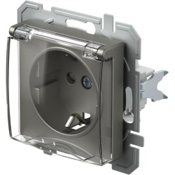 ΠΡΙΖΑ ΣΟΥΚΟ+ΚΑΛΥΜΜΑ 2P+E 16A 250V~ TT XO LOGIQ