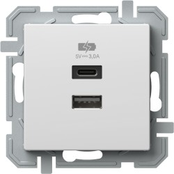 ΤΡΟΦΟΔΟΤΙΚΟ USB 5V 3.0A 1M PW