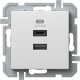 ΤΡΟΦΟΔΟΤΙΚΟ USB 5V 3.0A 1M PW