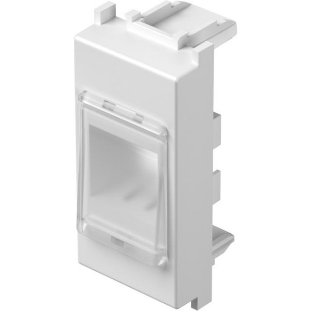 ADAPTER R&M CAT6A WITH DUST PROTECT 1M MW