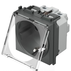ΠΡΙΖΑ ΣΟΥΚΟ+KS+ΚΑΛΥΜΜΑ 2P+E 16A 250V~ 2M AT