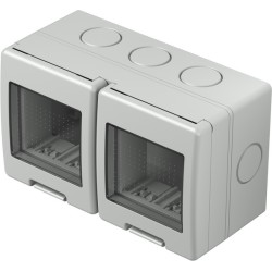 ΕΠΙΦΑΝΕΙΑΚΟ ΚΟΥΤΙ CUBO IP55 2X2M GY