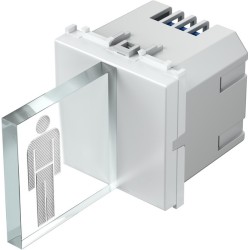 ΦΩΤΟΣΗΜΑΝΣΗ LED 3D ΔΥΟ ΧΡΩΜ. 250V~ 2x0.4W 2M RG ML