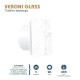 ΕΞΑΕΡΙΣΤΗΡΑΣ ΛΟΥΤΡΟΥ Φ100 15W WHITE MARBLE DOSPEL 29544