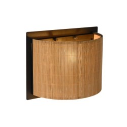 Φωτιστικό Απλίκα Τοίχου Ε27 Bamboo Magius 03229/01/30 Lucide