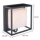 ΦΩΤΙΣΤΙΚΟ ΕΠΙΤΟΙΧΟ LED CURTIS LUTEC 6934601118 ΦΩΤΙΣΤΙΚΟ ΕΠΙΤΟΙΧΟ LED CURTIS LUTEC 6934601118