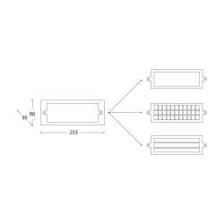 Φωτιστικό Επιτοίχιο Step Light Λευκό COMBO-WH 3000k 07-8620042 Lucido