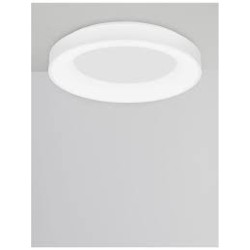 Sandy White Aluminium & Acrylic LED 50 Watt 230 Volt 3250Lm 3000 - 4000K IP20 D: 60 H: 9 cm 9453041