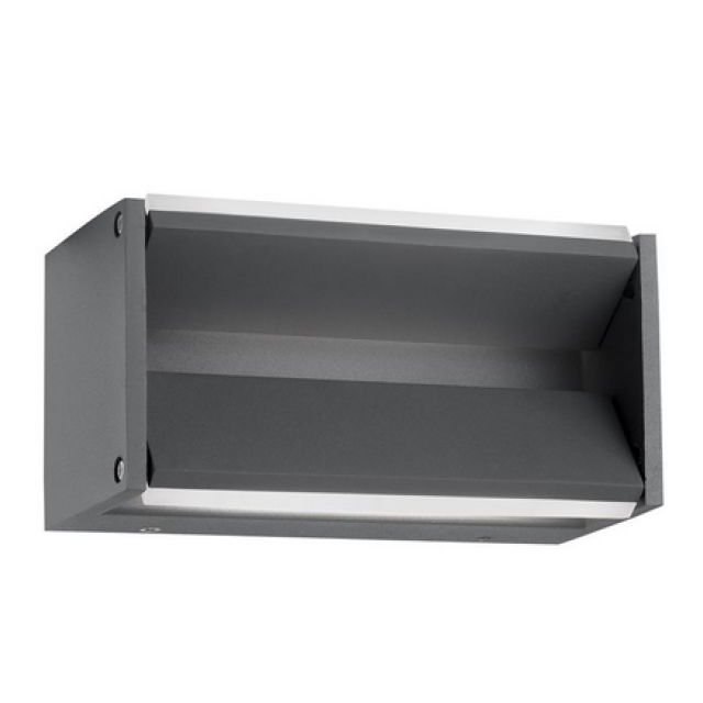 Απλίκα Twin LED ανθρακί Nova Luce