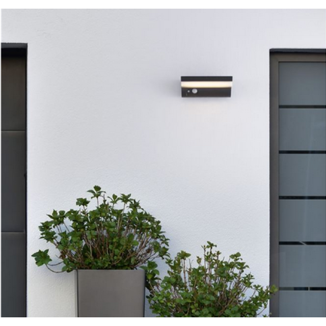 Ηλιακό Επίτοιχο Φωτιστικό LED με Sensor ON/OFF Nova Luce 9190101
