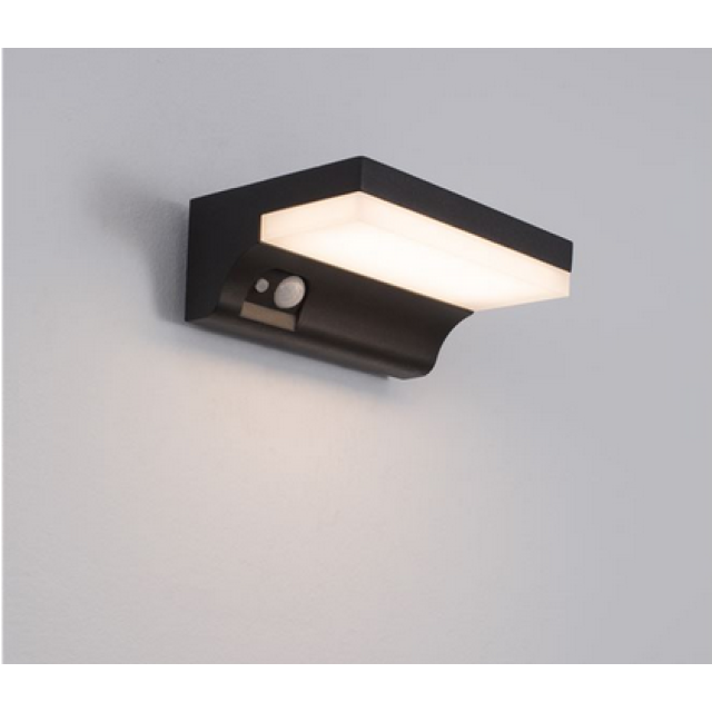 Ηλιακό Επίτοιχο Φωτιστικό LED με Sensor ON/OFF Nova Luce 9190101
