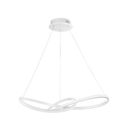 White Aluminium & Acrylic LED 53 Watt 230 Volt 4081Lm 3000 IP20 D: 72 H: 150 cm 1701101001