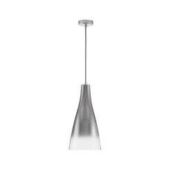 Chrome Metal Gradient GlassLED E27 1x12 Watt 230 VoltIP20 Bulb ExcludedD: 23 H1: 45 H2: 120 cm Adjustable height