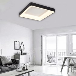 Πλαφονιέρα οροφής LED 48W 4000K από καφέ μέταλλο και ακρυλικό D:48cm (42174-Β) INLIGHT