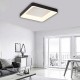 Πλαφονιέρα οροφής LED 48W 4000K από καφέ μέταλλο και ακρυλικό D:48cm (42174-Β) INLIGHT