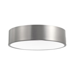 Ceiling lamp Satin Nickel Metal & Acrylic diffuser LED E27 3x60W D:45 H:11cm 8218404