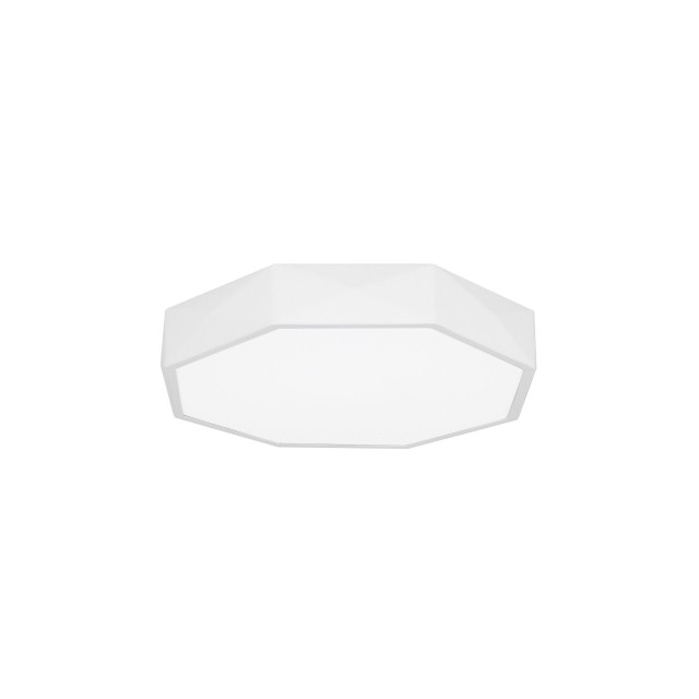 Sandy White Aluminium Matt White Acrylic Diffuser LED 24 Watt 230 Volt 1380Lm 3000 IP20 D: 40 H: 6 cm 9001492