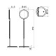 Φωτιστικό Γραφείου LED Λευκό Πλαστικό BK01-01310 Braytron Φωτιστικό Γραφείου LED Λευκό Πλαστικό BK01-01310 Braytron