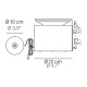 Zafferano - Push-Up Επιτραπέζιο Φωτιστικό IP54 Λευκό - LD1050B3 Zafferano - Push-Up Επιτραπέζιο Φωτιστικό IP54 Λευκό - LD1050B3