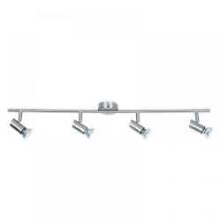 INLIGHT Επιτοίχιο σποτ από μέταλλο νίκελ ματ 4XGU10 9076-4