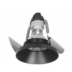 Σποτ Χωνευτό GU10 Μαύρο Zelmira 62221 NOVA LUCE