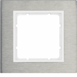 B.ΠΛΑΙΣΙΟ ΜΟΝΟ INOX ΛΕΥΚΟ B.7
