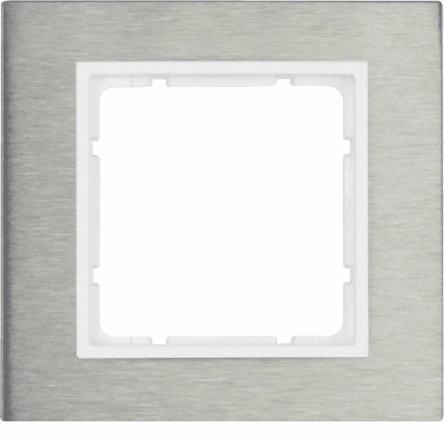 B.ΠΛΑΙΣΙΟ ΜΟΝΟ INOX ΛΕΥΚΟ B.7