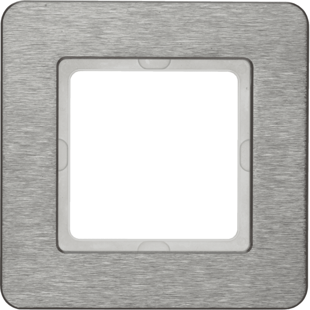 B.ΠΛΑΙΣΙΟ ΜΟΝΟ INOX BRUSHED Q.7