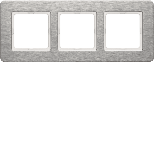 B.ΠΛΑΙΣΙΟ 3Θ. ΟΡΙΖ. INOX BRUSHED Q.7