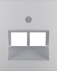 B.ΠΛΑΚΙΔΙΟ 2xRJ11/RJ45 ΑΛΟΥΜ.ΜΑΤ S.1/B.x