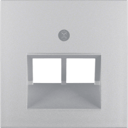 B.ΠΛΑΚΙΔΙΟ 2xRJ11/RJ45 ΑΛΟΥΜ.ΜΑΤ S.1/B.x