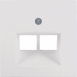 B.ΠΛΑΚΙΔΙΟ 2xRJ11/RJ45 ΛΕΥΚΟ ΜΑΤ S.1/B.x