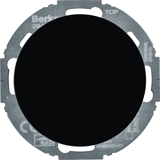 B.DIMMER R.CLASIC 420W/LED100W ΜΑΥΡΟ