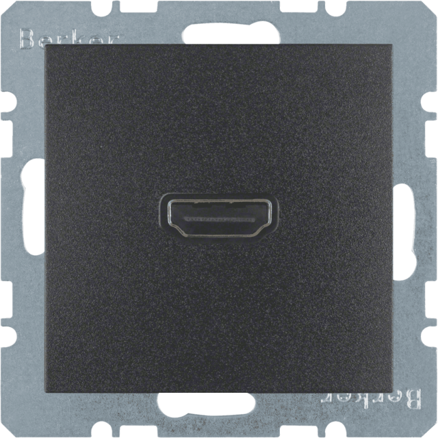 B.ΠΡΙΖΑ HDMI 90° S.1/B.x ΑΝΘΡΑΚΙ ΜΑΤ