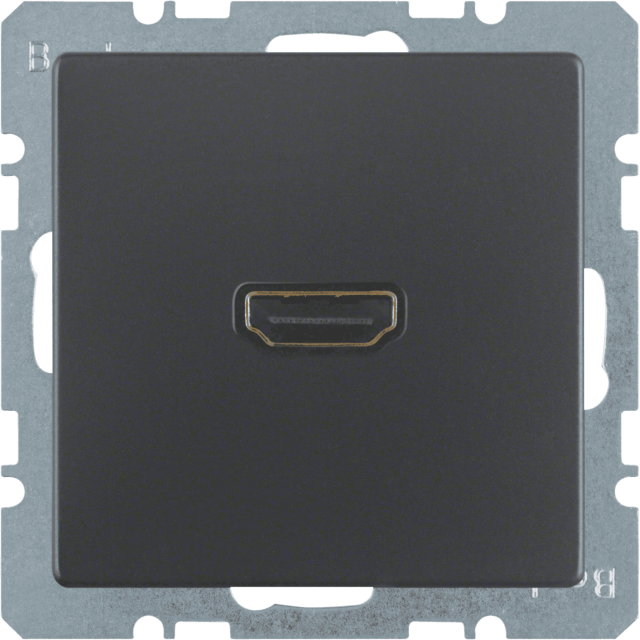 B.ΠΡΙΖΑ HDMI 90° Q.1/Q.3/Q.7 ΑΝΘΡΑΚΙ