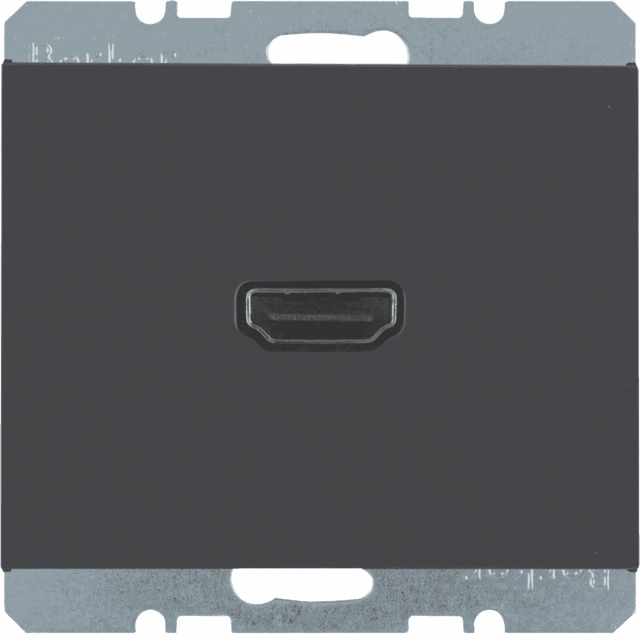 B.ΠΡΙΖΑ HDMI 90° K.1 ΑΝΘΡΑΚΙ ΜΑΤ