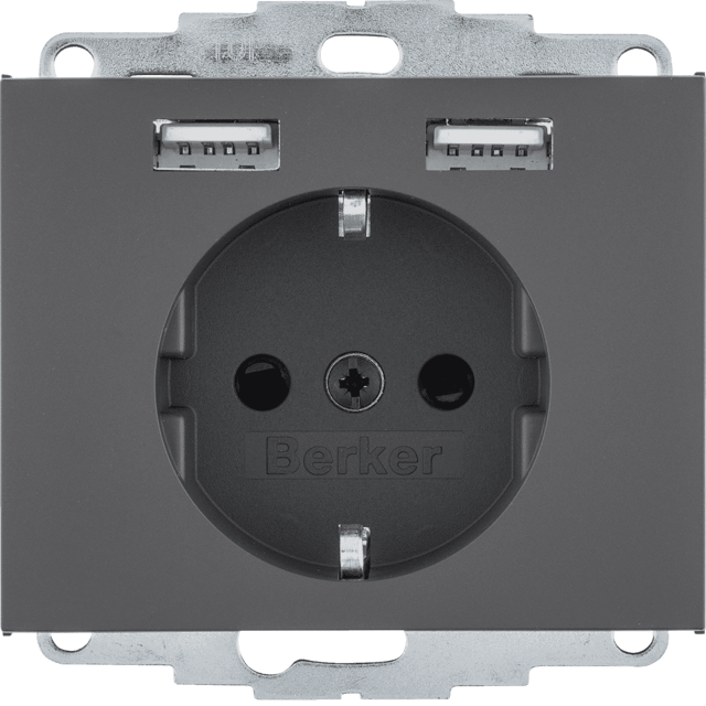 B.ΠΡΙΖΑ ΣΟΥΚΟ 2xUSB K.1 ΑΝΘΡΑΚΙ