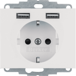 B.ΠΡΙΖΑ ΣΟΥΚΟ 2xUSB K.1 ΛΕΥΚΟ