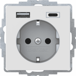 B.ΠΡΙΖΑ ΣΟΥΚΟ ΜΕ USB A+C Q.x ΛΕΥΚΟ