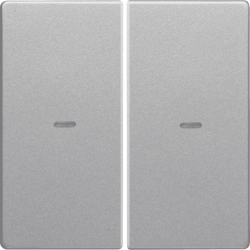 B. ΠΛΑΚ. KNX LED ΔΙΠΛΟ ΑΛΟΥΜ. Q.x