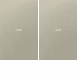 B. ΠΛΑΚ. KNX LED ΔΙΠΛΟ INOX Κ.5