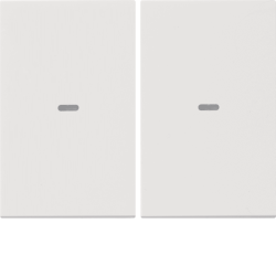 B. ΠΛΑΚ. KNX LED ΔΙΠΛΟ ΛΕΥΚΟ Κ.1