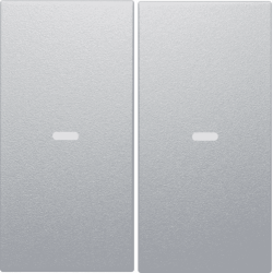 B. ΠΛΑΚ. KNX LED ΔΙΠΛΟ ΑΛΟΥΜ S.1/Bx