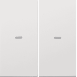 B. ΠΛΑΚ. KNX LED ΔΙΠΛΟ ΛΕΥΚΟ S.1/Bx
