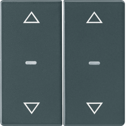 B.ΔΙΠΛΟ ΠΛΑΚ. ΡΟΛΩΝ KNX BCU ΑΝΘΡΑΚΙ. Q.x