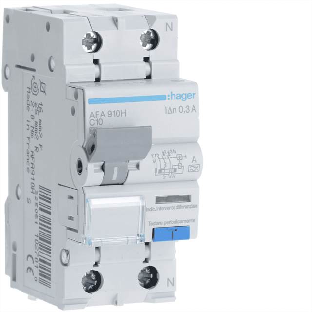 ΡΕΛΕ ΔΙΑΦΥΓΗΣ Α 300mA &ΑΣΦ. 6kA C 2P 10A