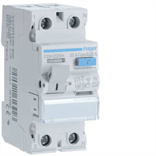 ΡΕΛΕ ΔΙΑΦΥΓΗΣ ΤΥΠΟΥ A-HI 30mA 2x25Α