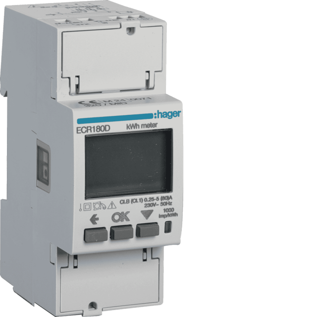 ΜΕΤΡ. ΕΝΕΡΓ. 1Φ 80A 2ΣΤ. MODBUS MID
